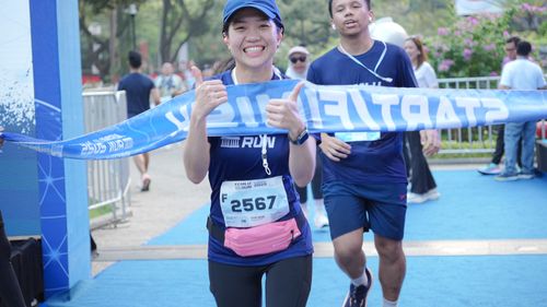 Race photo from KEMLU RUN 2025