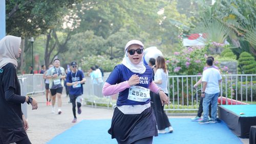 Race photo from KEMLU RUN 2025