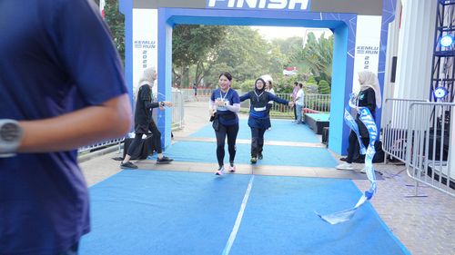 Race photo from KEMLU RUN 2025