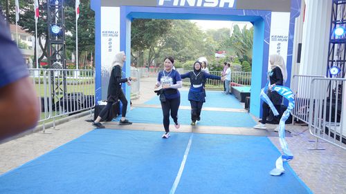 Race photo from KEMLU RUN 2025