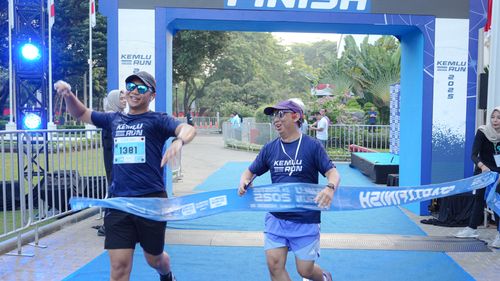 Race photo from KEMLU RUN 2025