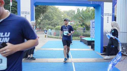 Race photo from KEMLU RUN 2025
