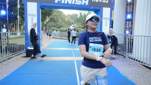 Race photo from KEMLU RUN 2025