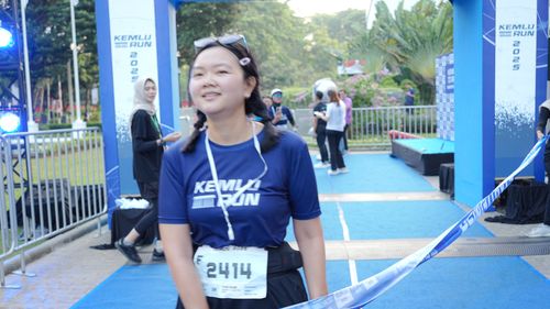 Race photo from KEMLU RUN 2025