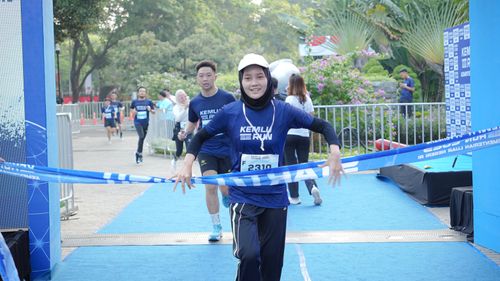 Race photo from KEMLU RUN 2025
