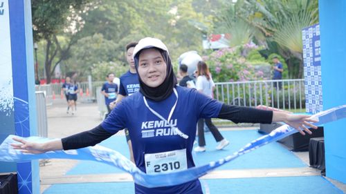Race photo from KEMLU RUN 2025