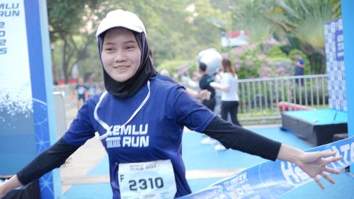 Race photo from KEMLU RUN 2025