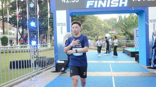 Race photo from KEMLU RUN 2025