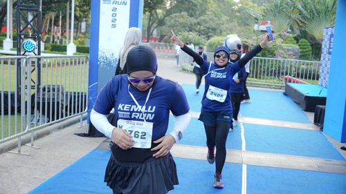 Race photo from KEMLU RUN 2025