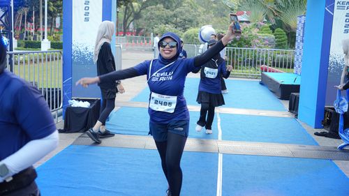 Race photo from KEMLU RUN 2025
