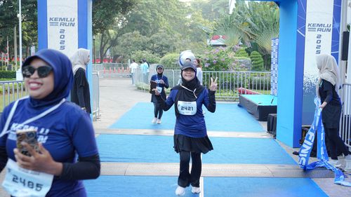 Race photo from KEMLU RUN 2025