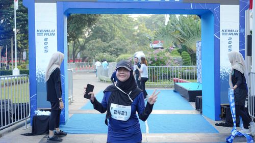 Race photo from KEMLU RUN 2025
