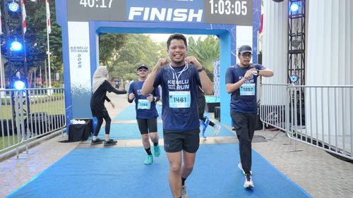 Race photo from KEMLU RUN 2025