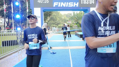 Race photo from KEMLU RUN 2025