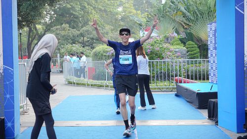 Race photo from KEMLU RUN 2025