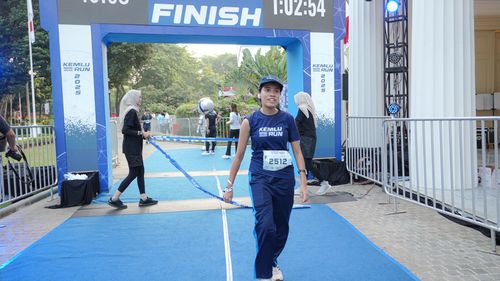 Race photo from KEMLU RUN 2025