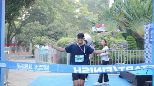 Race photo from KEMLU RUN 2025
