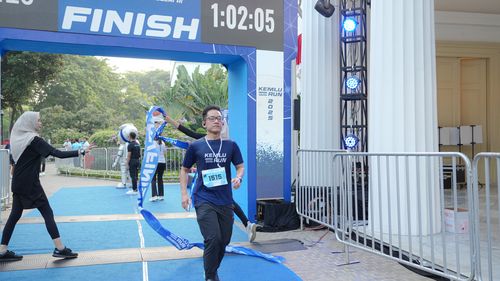 Race photo from KEMLU RUN 2025