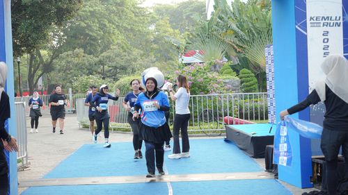 Race photo from KEMLU RUN 2025