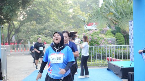 Race photo from KEMLU RUN 2025