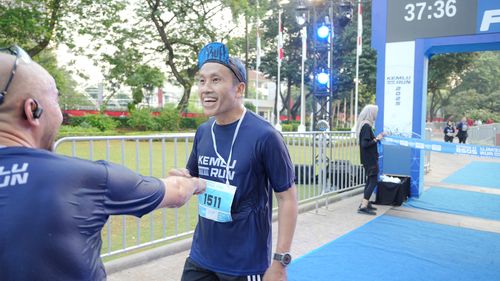 Race photo from KEMLU RUN 2025