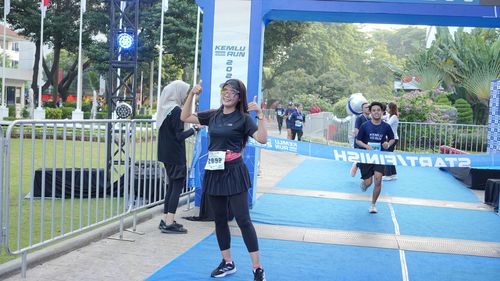 Race photo from KEMLU RUN 2025
