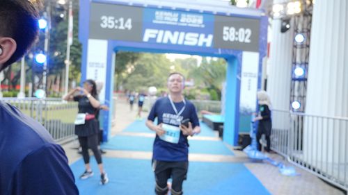 Race photo from KEMLU RUN 2025