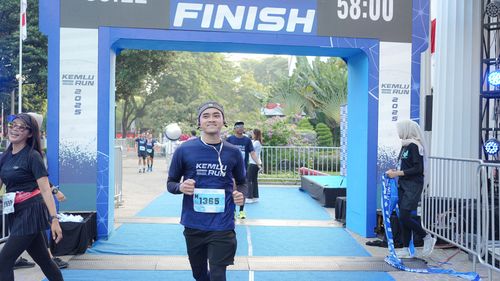 Race photo from KEMLU RUN 2025
