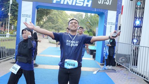 Race photo from KEMLU RUN 2025
