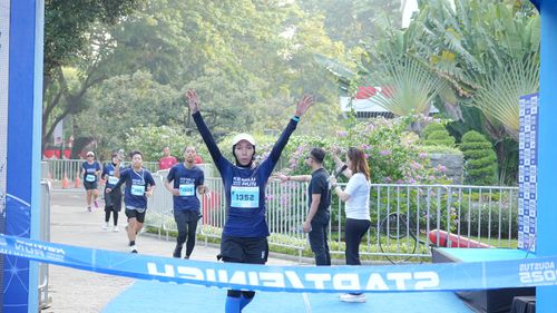 Race photo from KEMLU RUN 2025