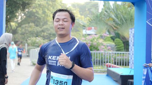 Race photo from KEMLU RUN 2025