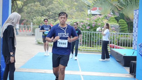Race photo from KEMLU RUN 2025