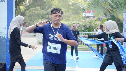 Race photo from KEMLU RUN 2025