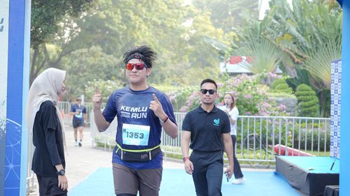 Race photo from KEMLU RUN 2025