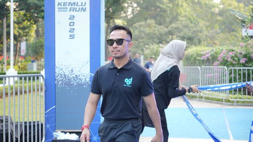Race photo from KEMLU RUN 2025