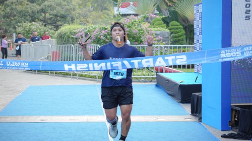 Race photo from KEMLU RUN 2025