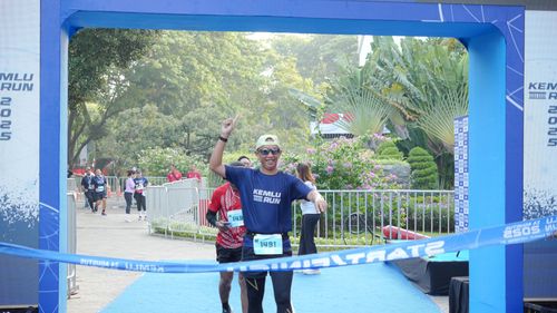 Race photo from KEMLU RUN 2025