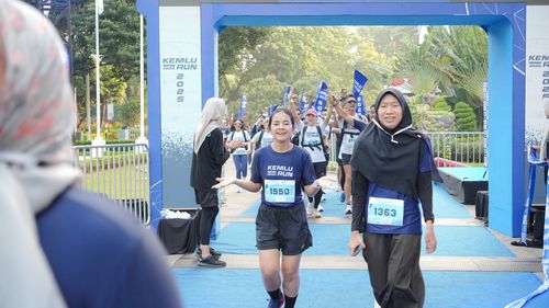 Race photo from KEMLU RUN 2025