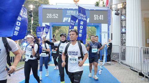 Race photo from KEMLU RUN 2025