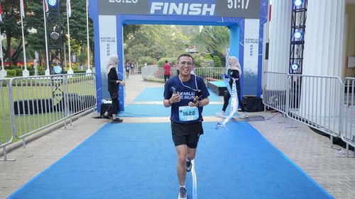 Race photo from KEMLU RUN 2025