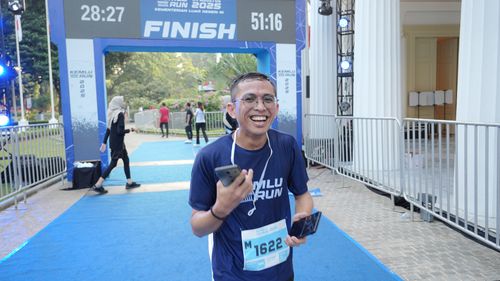 Race photo from KEMLU RUN 2025