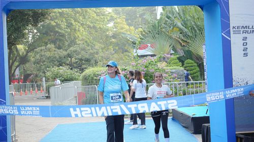 Race photo from KEMLU RUN 2025