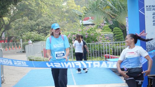 Race photo from KEMLU RUN 2025