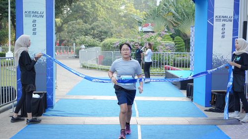 Race photo from KEMLU RUN 2025