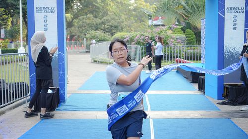 Race photo from KEMLU RUN 2025