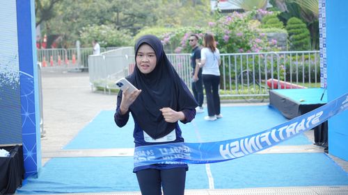 Race photo from KEMLU RUN 2025