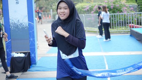 Race photo from KEMLU RUN 2025