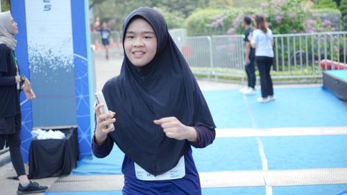 Race photo from KEMLU RUN 2025