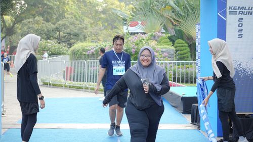 Race photo from KEMLU RUN 2025