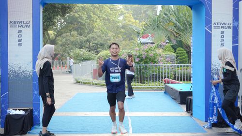 Race photo from KEMLU RUN 2025